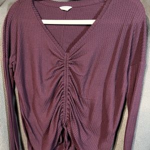 Cute center synched blouse